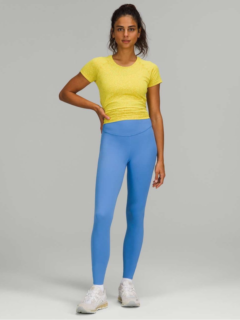 Lululemon Base Pace High-Rise Running Tight 28" *Brushed Nulux - Blue Nile - 10